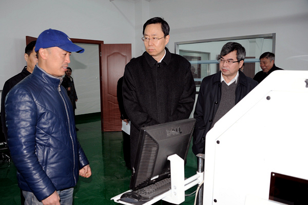 泰州市委书记、市人大常委会主任蓝绍敏莅临公司调研项目建设情况